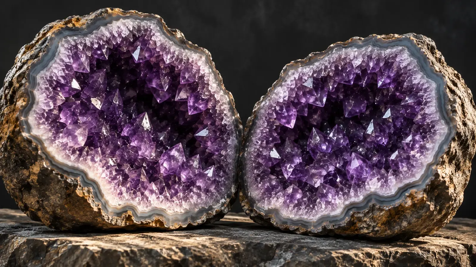 Hero photograph of premium Artigas amethyst geode at its origin